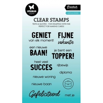 Clearstamp Gefeliciteerd...